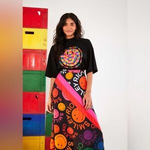 Farm Rio Smiley Rio Mixed Type Skirt size large